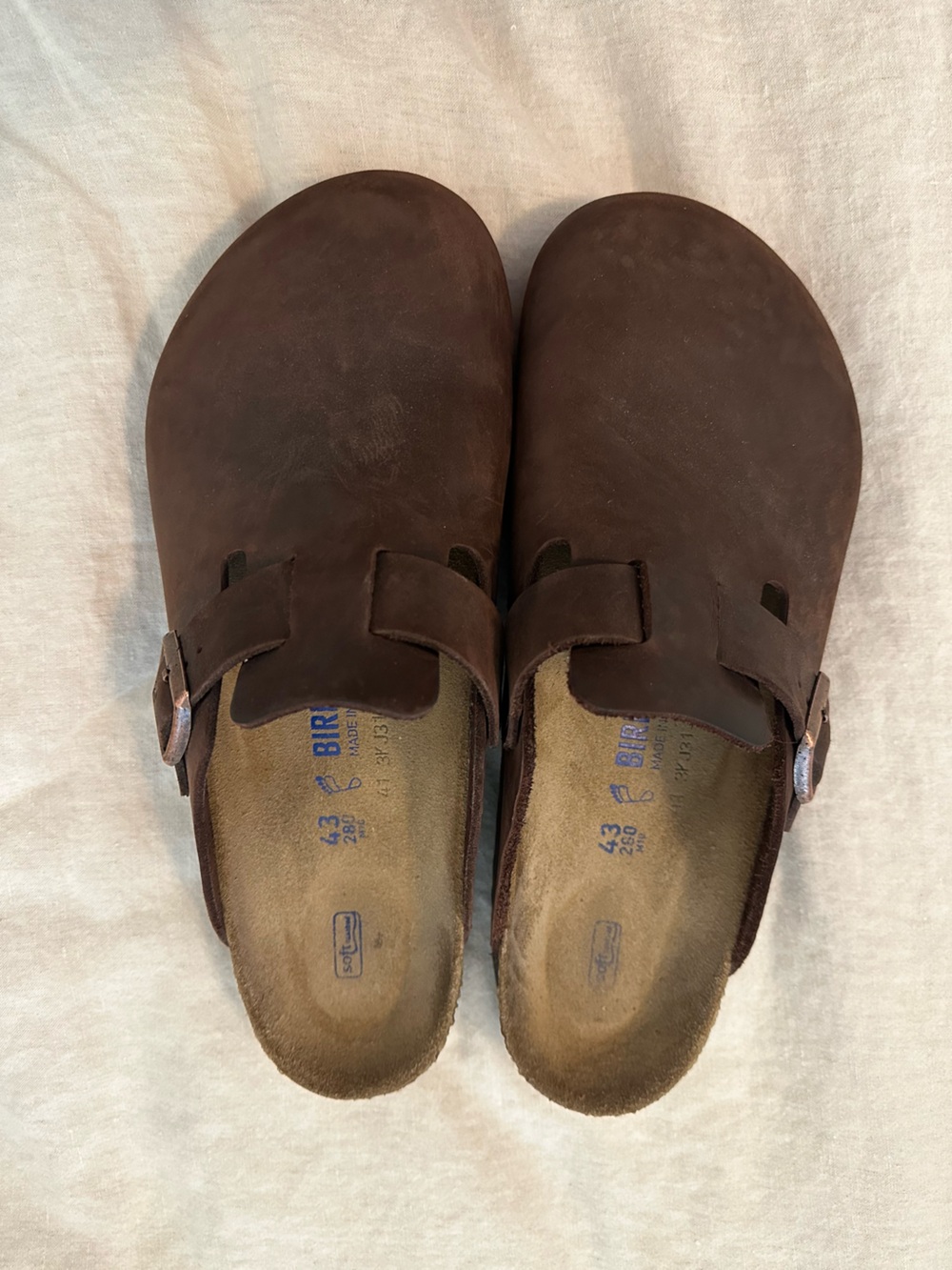 Birkenstock Brown Men’s Boston Clog Slip-On